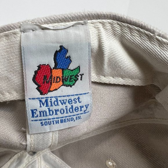 Parts Plus Motorsports baseball hat grey adjustable leather strap - Picture 3 of 5